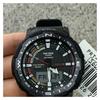 Casio PRO TREK Series-PRT Intelligent Air Pressure Altitude Information Outdoor Quad Sensor Dual LED Lights Quartz Movement Resin Strap PRT-B70-1PRD