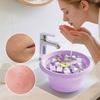 Foldable Face Ice Bath Bowl Stress Relief Rapid Cooling Washbasin  for Women Girls