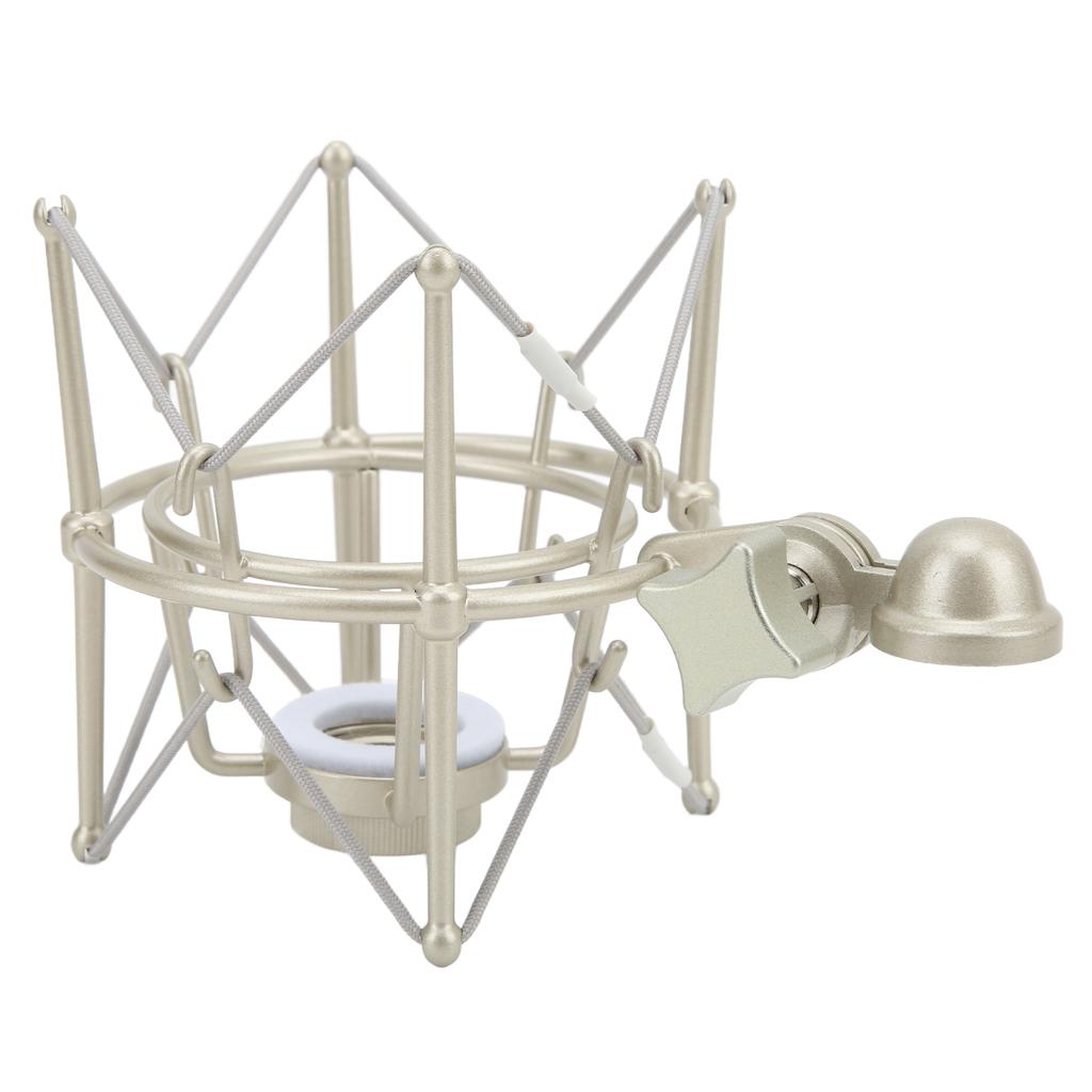 Microphone Shock Mount Clip Mic Anti Vibration Holder for Live Streaming Recording Studio