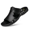 New Arrival Men Sandals Summer Super Fiber Wading Aqua Shoe Soft Sole Driving Beach Flats Dual Purpose Casual Slippers Half Drag