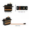   Servo Motor Kit Stable Low Noise Quick Response Waterproof   Metal Gear Servo Kit for   SCX24 1Celsius24 RC Car