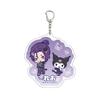 A3 TV Anime Blue Lock X Sanrio Characters 07 Reo Mikage X Kuromi [Mini Character Illustration] Large Acrylic Keychain