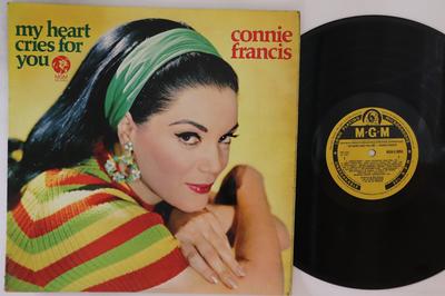 LP Record CONNIE FRANCIS - My Heart Cries For You MGMC8054 MGM 1967 UK Pop Used