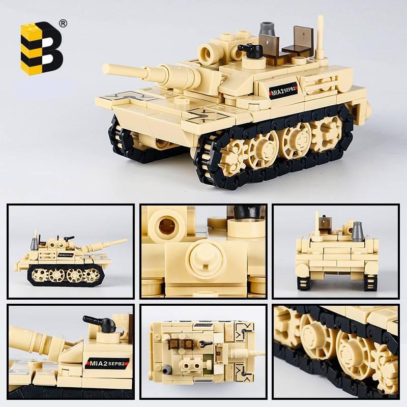 Tank Military Building Blocks With Abs Plastic For Creative Play And Learning