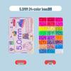 72-Color 2.6mm & 48-Color 5mm Fuse Beads Refill Set for DIY Handmade Educational Projects