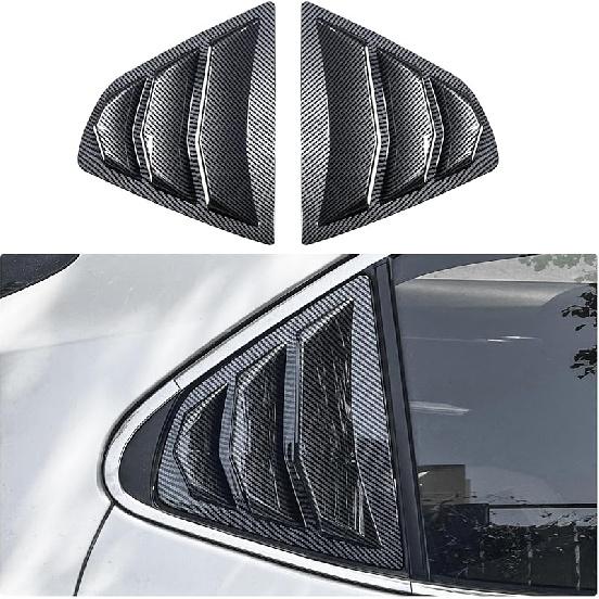 YINGTUU Car Snap-On Door Handle Cover For Toyota Camry 2018      2024 2025 Exterior Accessories Protection Stickers Sport Decals(Carbon Fiber Grain)