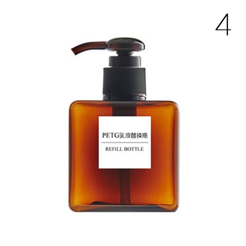 1 Pc 150ML / 250ML Pump Bottle Makeup Shampoo Soap Shower Gel Travel Pump Dispenser Container Bottle