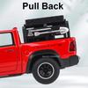 1:32 Mammoth Pickup Toy Car Model Alloy Diecast Doors Opened Sound Light Pull Back Truck Vehicle Models for Boys Kids Gifts