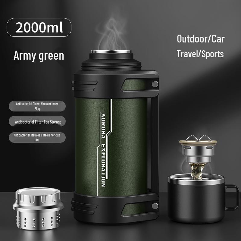 2026 Large Capacity 316 Stainless Steel Insulated Water Bottle - Outdoor Travel Kettle, Year of the Horse Edition