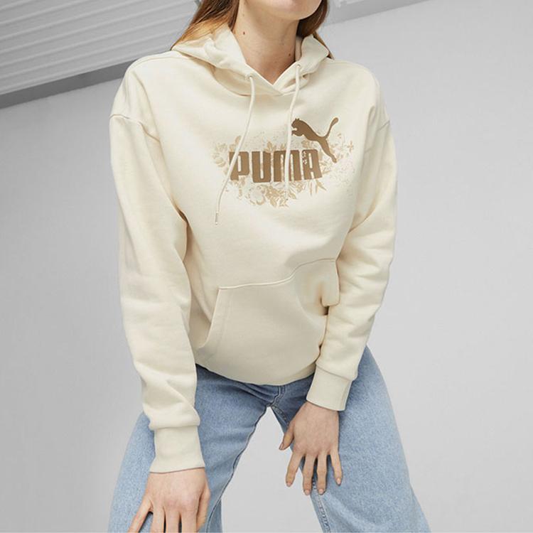 New PUMA Sweatshirts Women's Ecru 681520-87