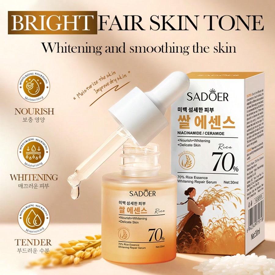 1PC Rice Essence Repair Serum,Deep Nourishmen,Smooth Radiant Skin,Repair Skin Barrier,Improve Drynes