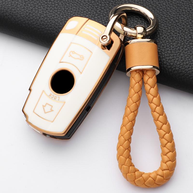 New Soft Tpu Car Key Case Cover Shell For Bmw E60 E61 E70 E81 E87 E90 E91 E92 X1 X5 X3 1 3 5 6 Series Z4 Keychain Accessories