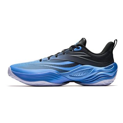 Skyline 3 Phantom Cushioning Slip Resistant Abrasion Resistant Rebound Low Top Basketball Shoes Men's Black Blue 112541617-2