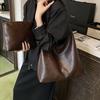 Large-capacity Commuter Mother and Child Bag Women's 2025 New Fashion Retro Shoulder Bag Casual Versatile Underarm Tote Bag