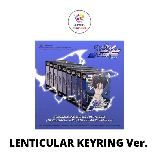 LENTICULAR KEYRING Ver ZEROBASEONE THE 1ST FULL ALBUM NEVER SAY NEVER