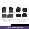 Geely Boyue X 22 Model Custom TPE Floor Mats - Durable, Eco-Friendly, 3D All-Weather Design