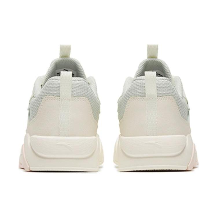 New Anta Flame 3.0 Lightweight And Wear Resistant Low Top Skateboard Shoes Women's White Blue 122248089-1
