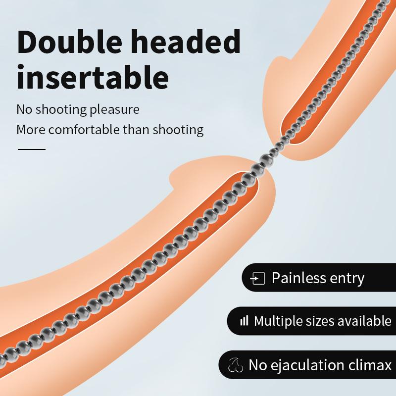 Super Long Urethral Sounding Men Penis Insert Massager Stimulation Plug Beads Horse Eye Stick Dilators Masterbator