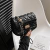 Stylish Small Square Bag Womens New Trendy Spring Summer Chic Quilted Chain Bag