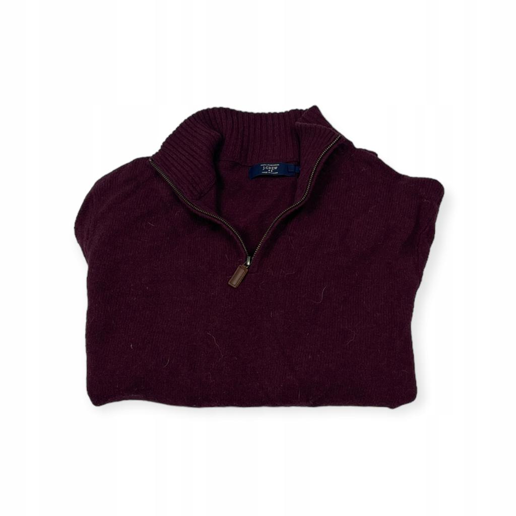 Sweter męski dekolt V zamek J. Crew M - Used