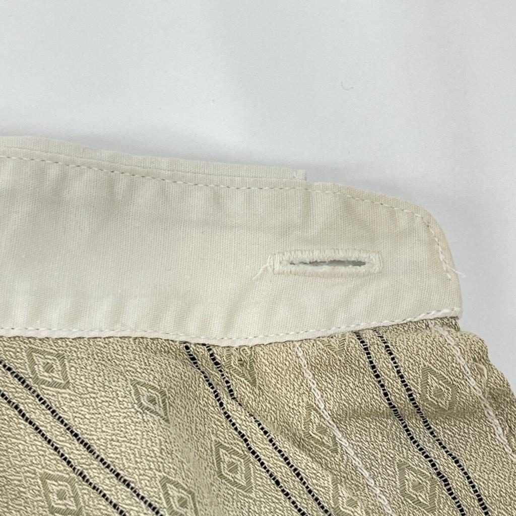 RRL Green Round-collar Cotton Clerical Shirt Tops M greenUsed