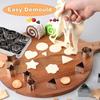 12/30PCS Stainless Steel Mini Cookie Cutters Set Geometric Shape Baking Tools for Biscuit Fondant Kitchen Baking Supplies
