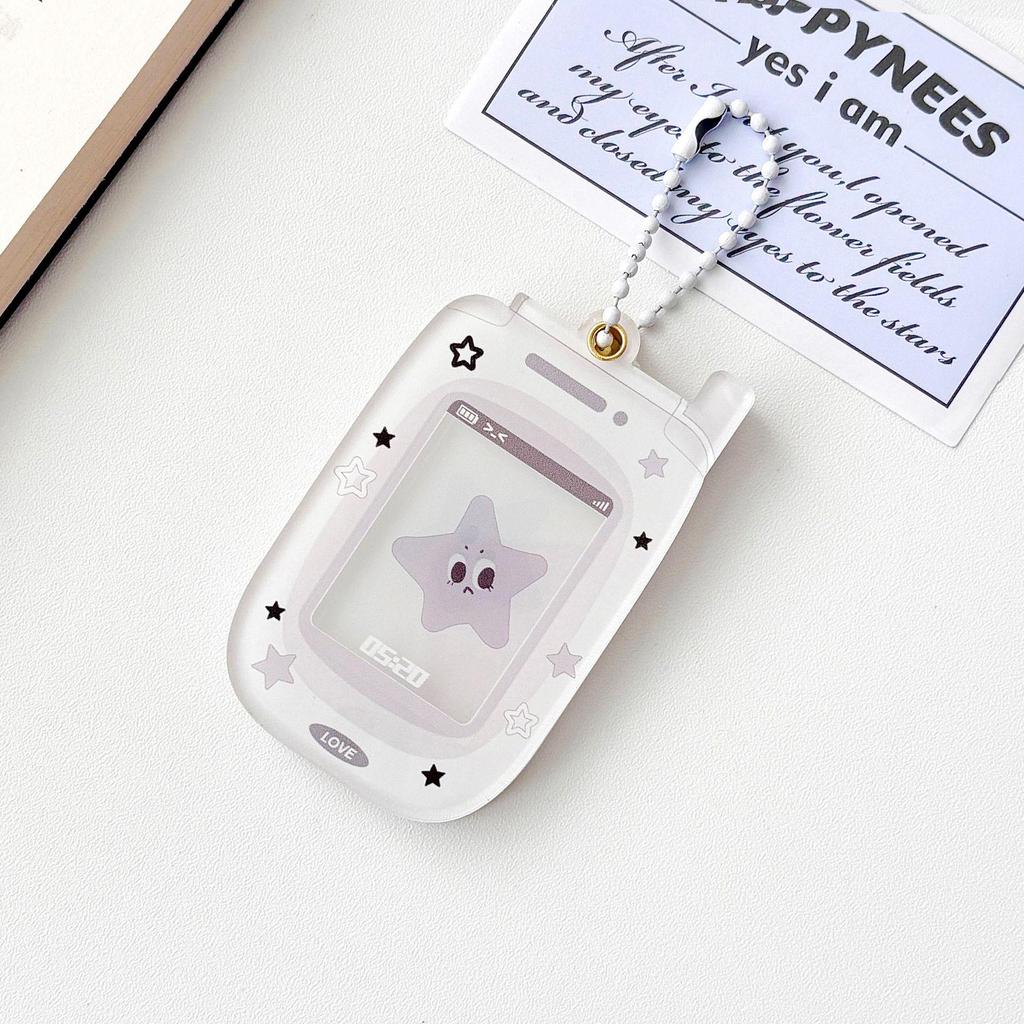 Monvkaka Acrylic Magnetic ID Card Holder with 1-Inch Photo Slot
