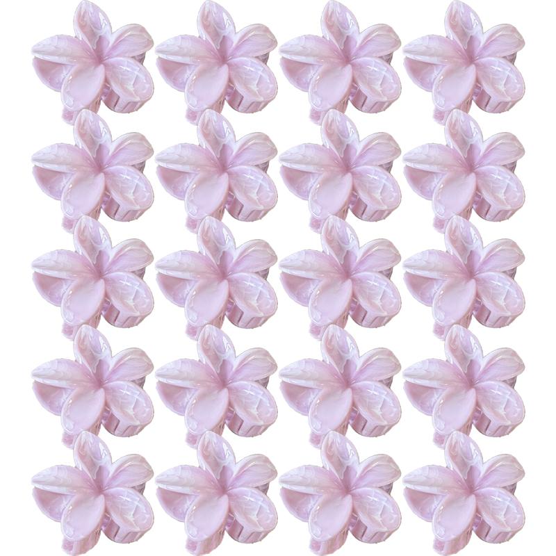 Farbverlauf Frangipani Haarspange Damen Vielseitig Süß Resort Fee Haifisch-Clip Vintage Haaraccessoires