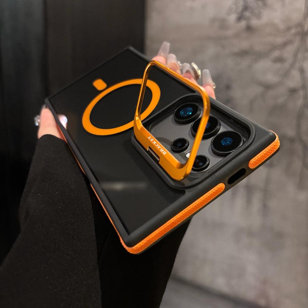 S26 Ultra Camera Holder Magnetic Phone Case for Samsung Galaxy S26 S2 S22 S24 S23 Ultra S24 FE S26 Plus Edge Acrylic Cover