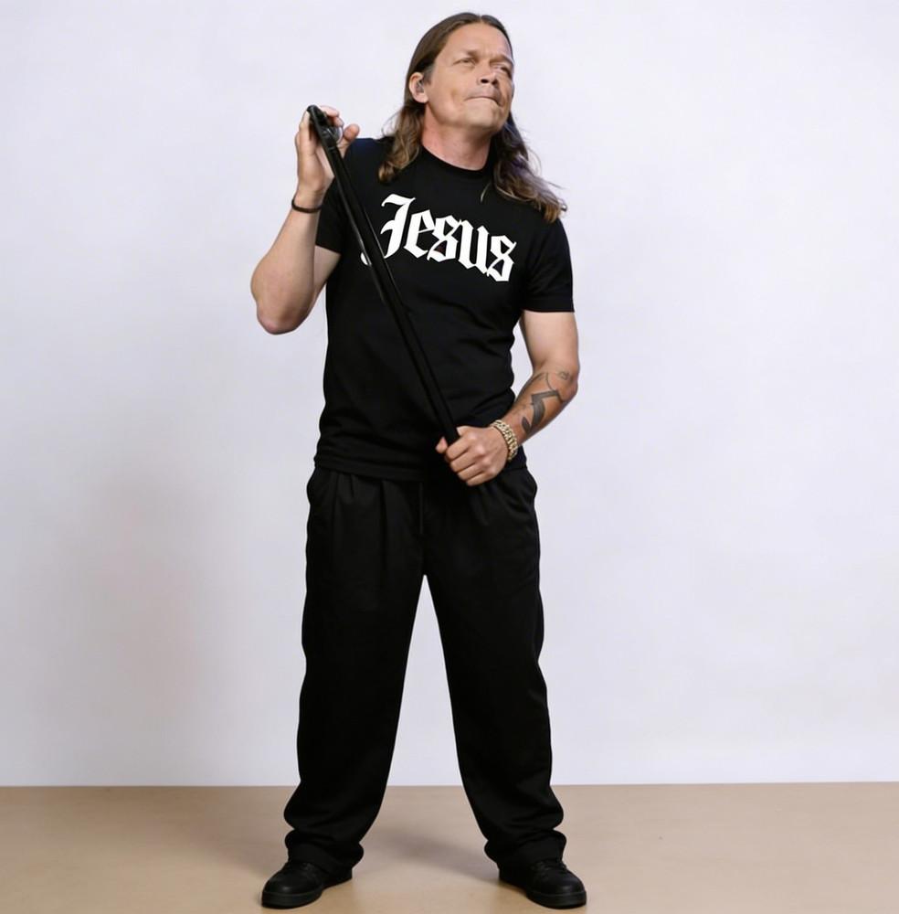 3 Doors Down Brad Arnold Jesus TShirt Size Unisex T-Shirt XXXL