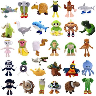 AI-Crafted Animals Plush Italian Brainrot Stuffed Animals Evolution Plush Pillow Toy for Room Decor for Game Fans