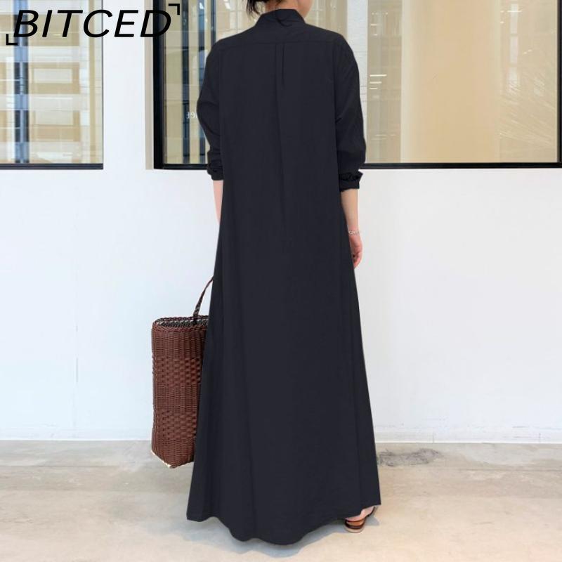 BITCED Women's Long Shirt Dress Sizes: S-5XL Casual Dresses