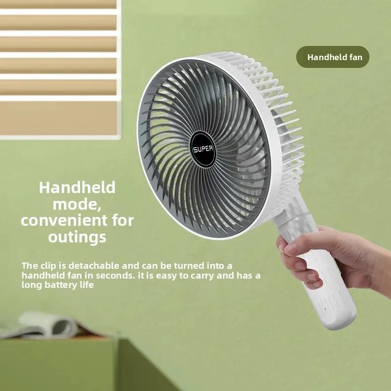 Portable USB Clip Fan: Handheld, Desktop, Baby Carriage, Outdoor, and Bedside Charging Fan