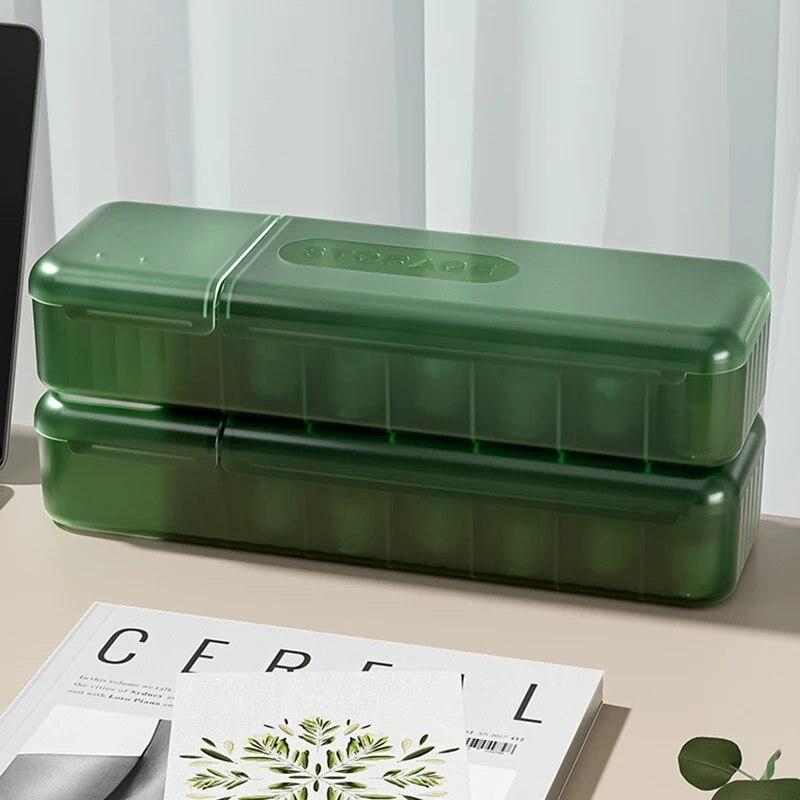 With 7 Compartments Organizer Charger Cord Storage Box Data Cable Storage Case Reusable Cable Storage Box For Home Office Travel
