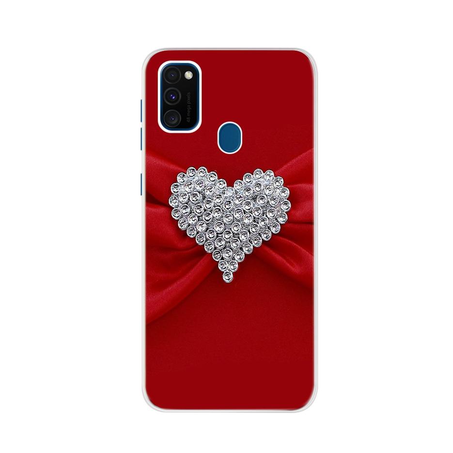 For Samsung Galaxy M21 Case Samsung M30s Soft Slim Cute Painted Phone Back Cover For Samsung M21 M 21 M215F Cases Bumper Fundas