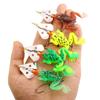 4PCS Frog Soft Baits Shad Soft Lure Jigging Spoon Lure Fishing Lure Bait Prop Topwater Catfish Silicone Artificial Wobblers