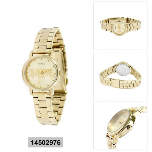 Coach Grand Watch (Officially Imported) 14502976 Women's Gold
