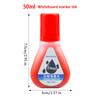 Whiteboard Marker Ink,4 Colors Red,Blue,Black,Green Whiteboard Marker Refill Ink,50ml,For Erasable Whiteboard Markers pen