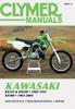 Kniha Kawasaki KX125/250 (1982-1991) & KX500 (1983-2004) Motorcycle Service Repair Manual