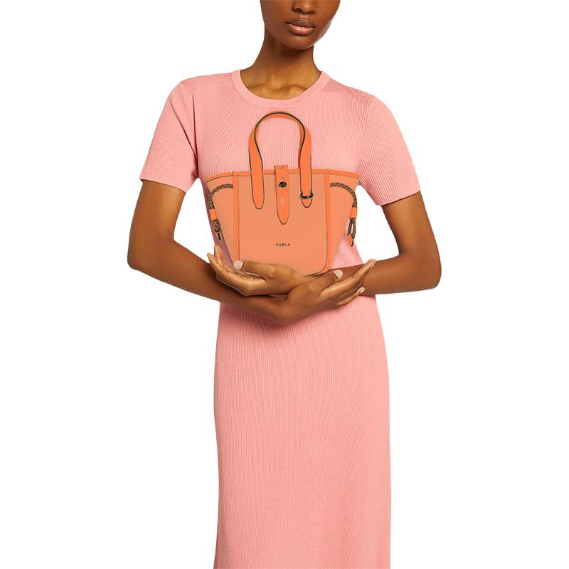 

FURLA NET Series Mini Leather Tote Bag MINI