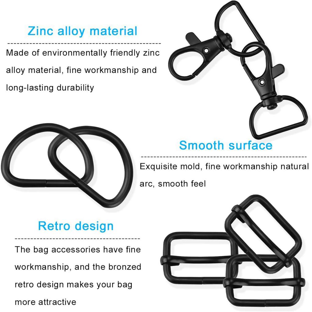 Sturdy Keychain with Spring Hook and Rope Versatile Keychain with Durable Buckles Carabiners Keychain Making Supplies