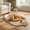 Neck Support Pet Cooling Mat Anti-slip Puppy Kennel Cartoon Pet Nest Mat  Household
