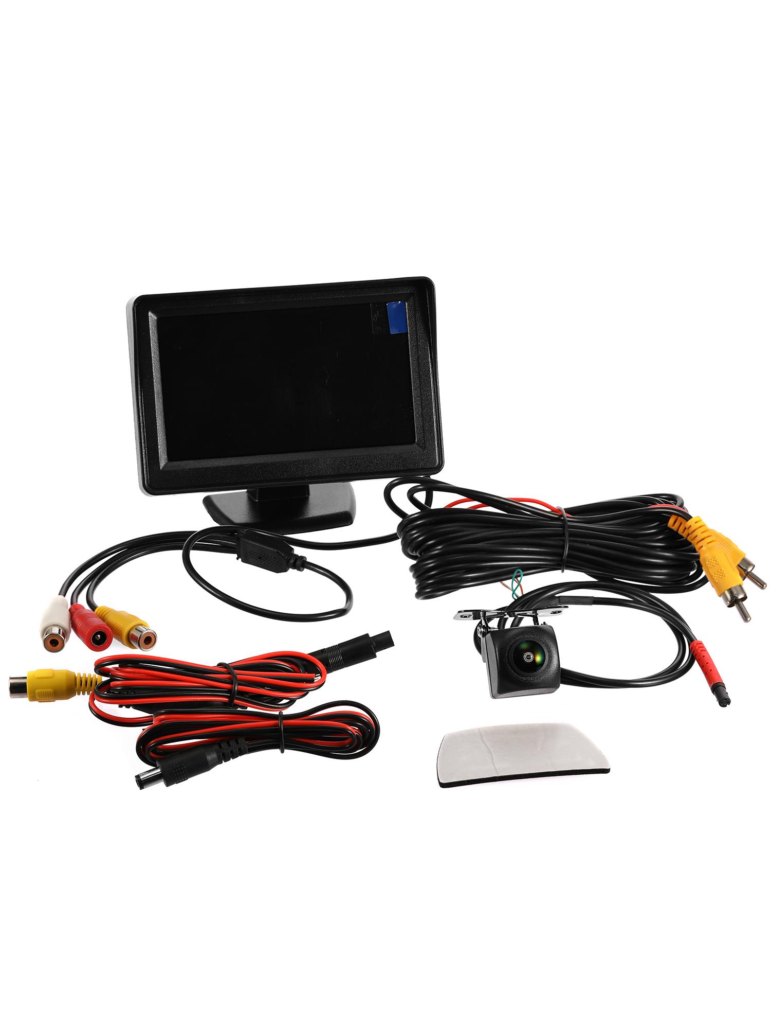 

AHD 4.3 inch color TFT display with AHD 1080P wide angle camera