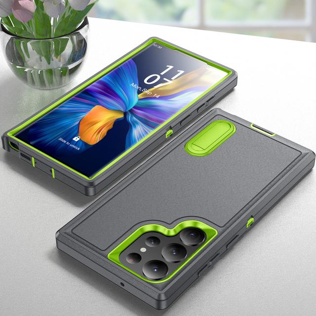 Anti -Drop Dustproof Mobile Phone Bag Case For Samsung Galaxy S23 Ultra S22 Plus A14 A13 A53 5g Kickstand Back Cover Coque