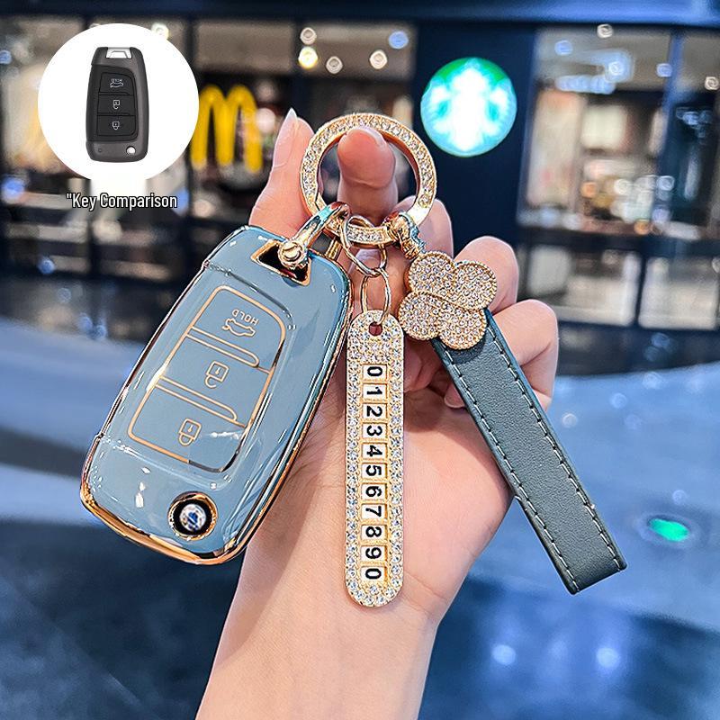 Hyundai Key Case for Ix35, Langdong, Mingtu, Lingdong, Elantra, Yue Dong, Ix25, Reina, Festiva