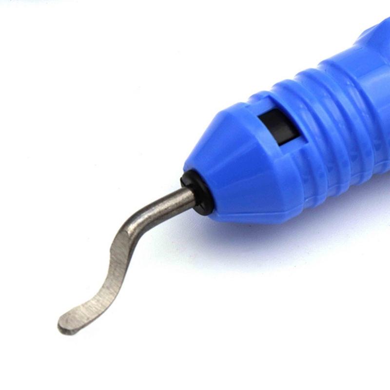 Professional Alloy Edge Trimming Tool Edge Burr Remove Metal Scrapbooking Tool Portable Reamer Burr Remover with Blades