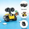 Space Mini Wall-E Robot Assembly Building Block Model Creative Stitching Ornaments Casual Handmade Toys Movie Peripheral Toy MOC STEM DIY Model Kit 3D