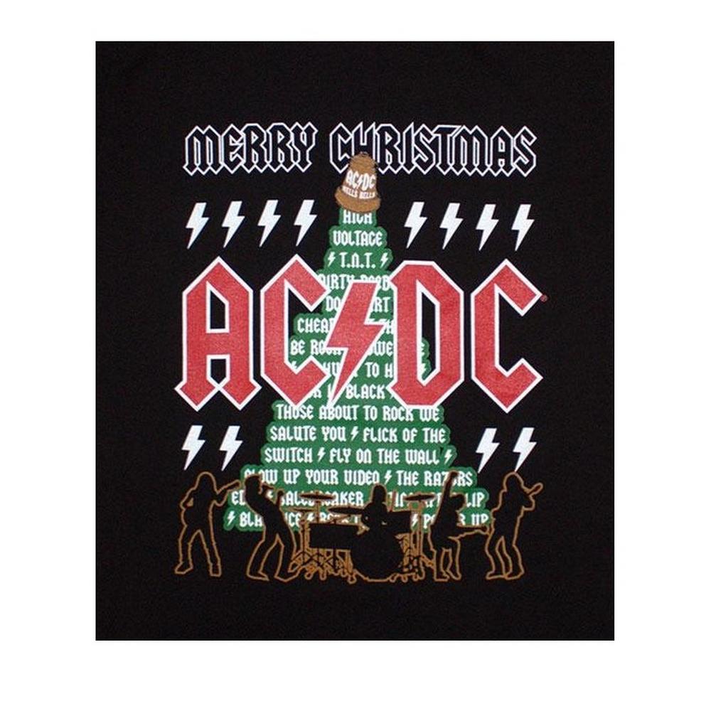 AC/DC Unisex Adult Merry Christmas T-Shirt
