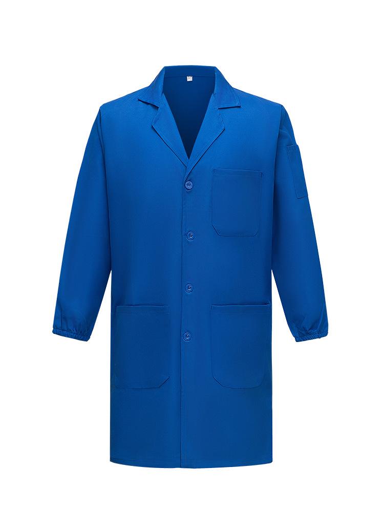 Custom Printed Wear-Resistant Lab Coat - High-Quality, Dirt-Resistant Workwear for Workshops and Factories