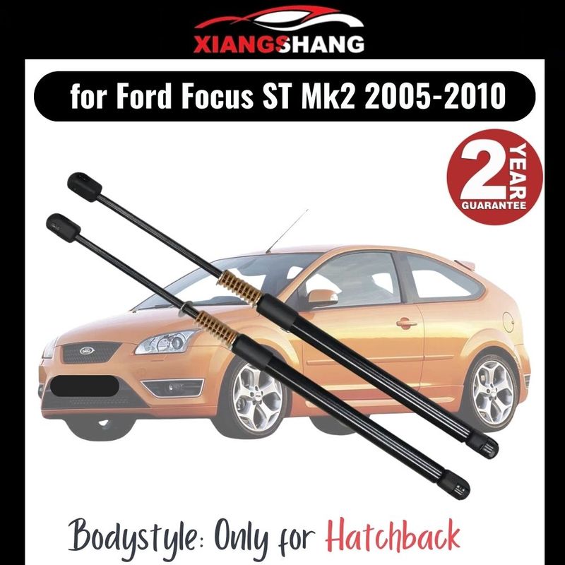 2pcs Rear Tailgate Damper for Ford Focus ST Mk2 Hatchback 2005-2010 WITH SPRING Trunk Boot Gas Struts Lift support